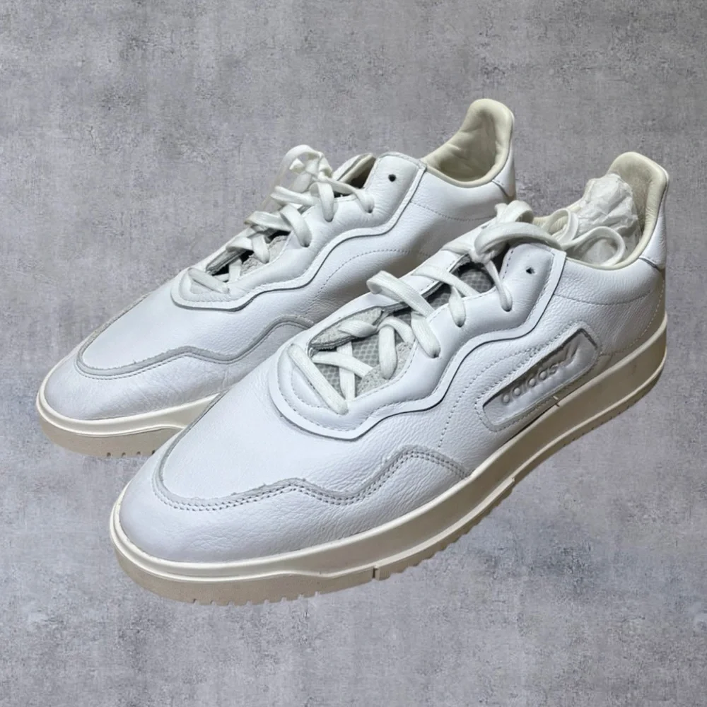adidas SC Premiere Cloud White Leather Sneakers Men's 11.5 BD7583 Low Top Shoes